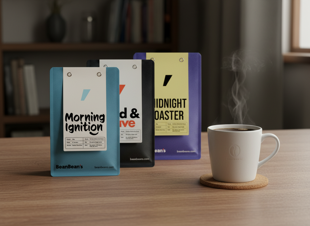 Morning Ignition + Bold & Brave + Midnight Roaster — Üçlü Özel Kahve Seti